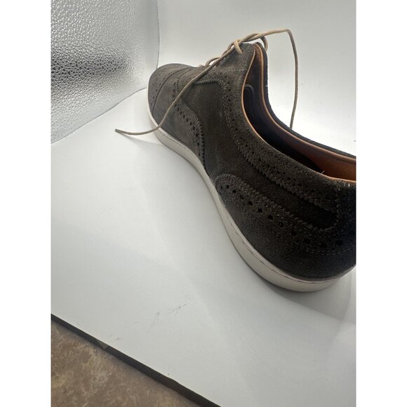 Allen Edmonds Strand Suede Oxford Shoes Gray Size 11 E Mens Dress Casual Leather - Picture 7 of 12